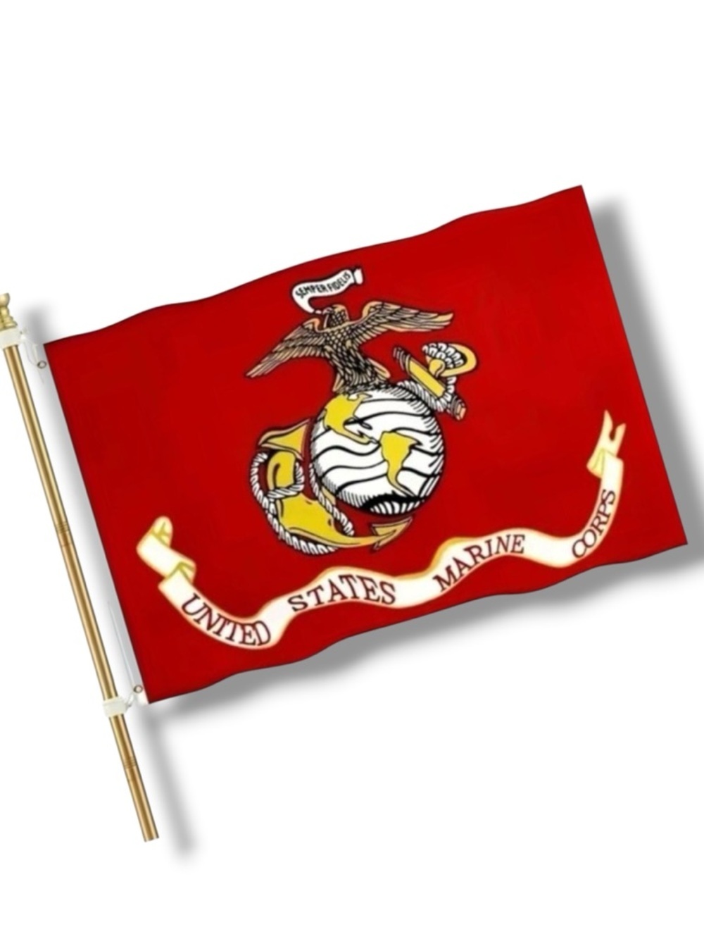 US Marine Corps Flag 3’ x 5’ Outdoor Patriotic Armed Forces USMC Flag NEW - Picture 14 of 15
